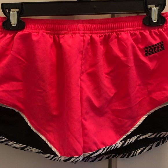 Neon Pink Soffe Shorts - Picture 1 of 4